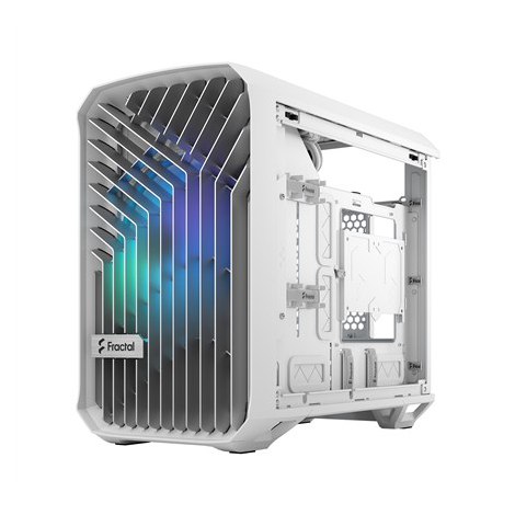Fractal Design | Torrent Nano RGB White TG clear tint | Side window | White TG clear tint | Power supply included No | ATX - 11